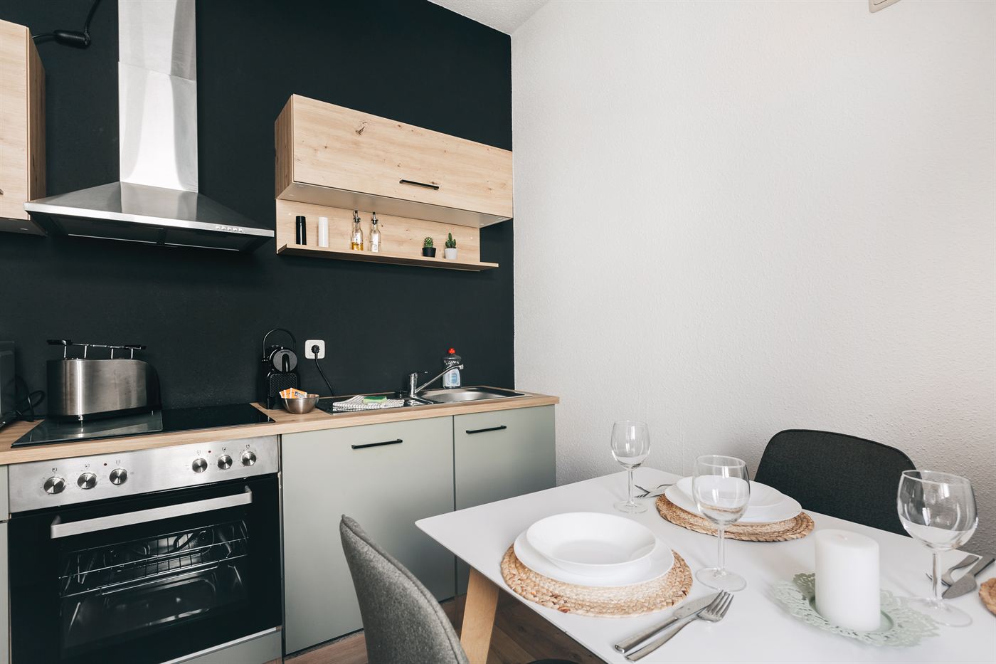 Junior Apartment Obergasse 4 Küche mit Essplatz