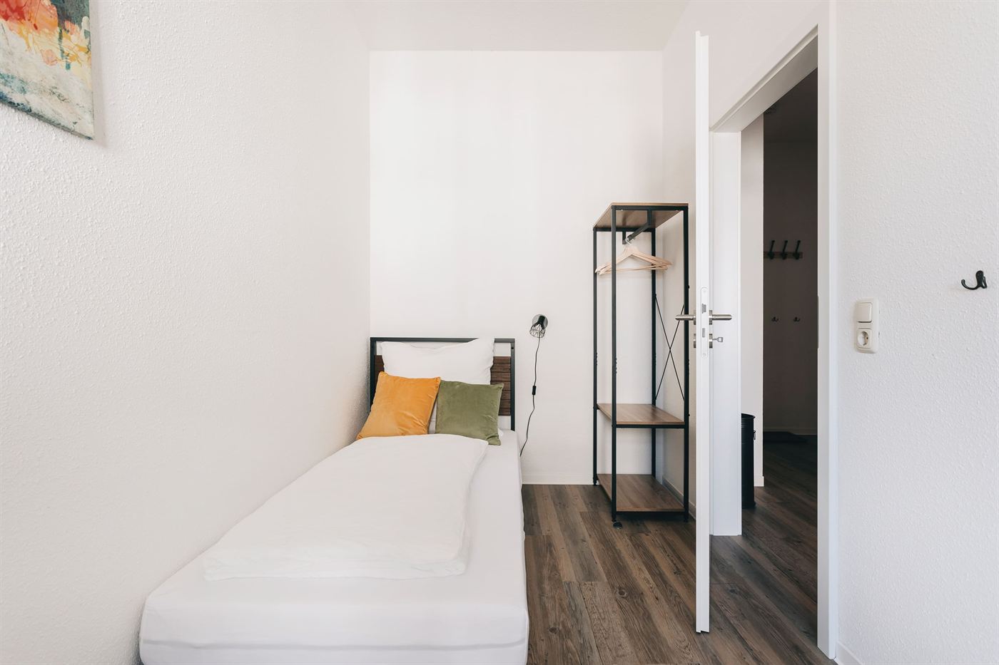 Senior Apartment Obergasse 5 Schlafzimmer mit Einzelbett